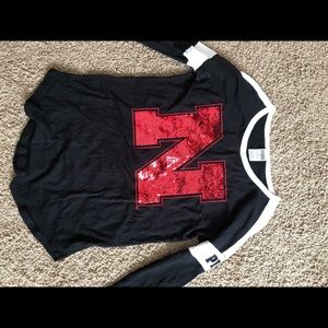 PINK Husker shirt size small